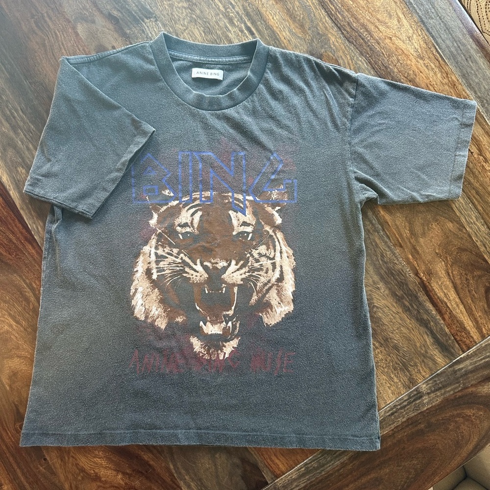 Anine Bing Tiger T-shirt sz small